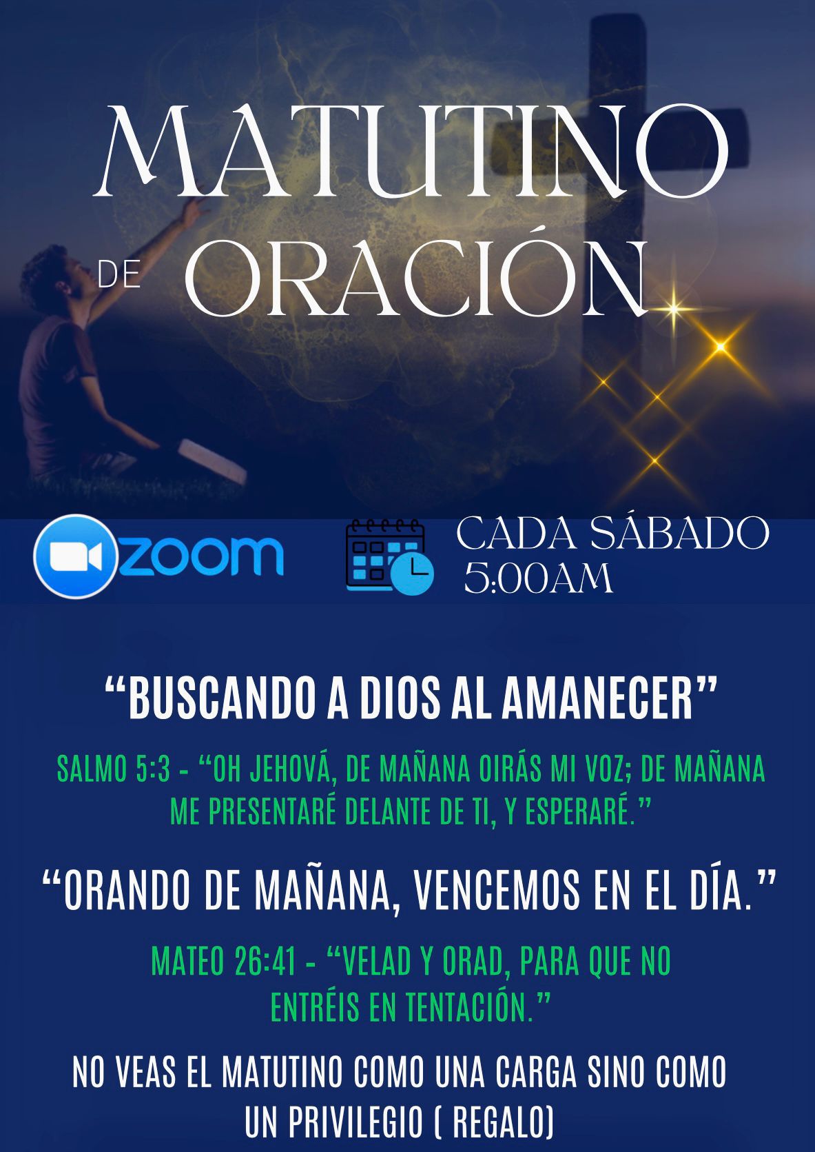 matutino de oracion